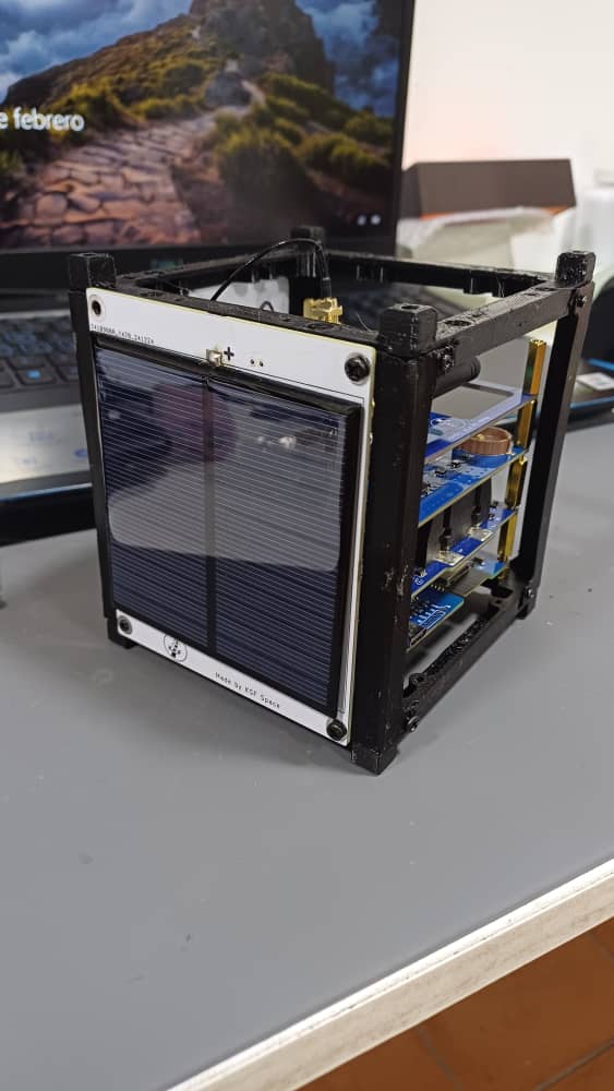 1U CubeSat Flight Assembly